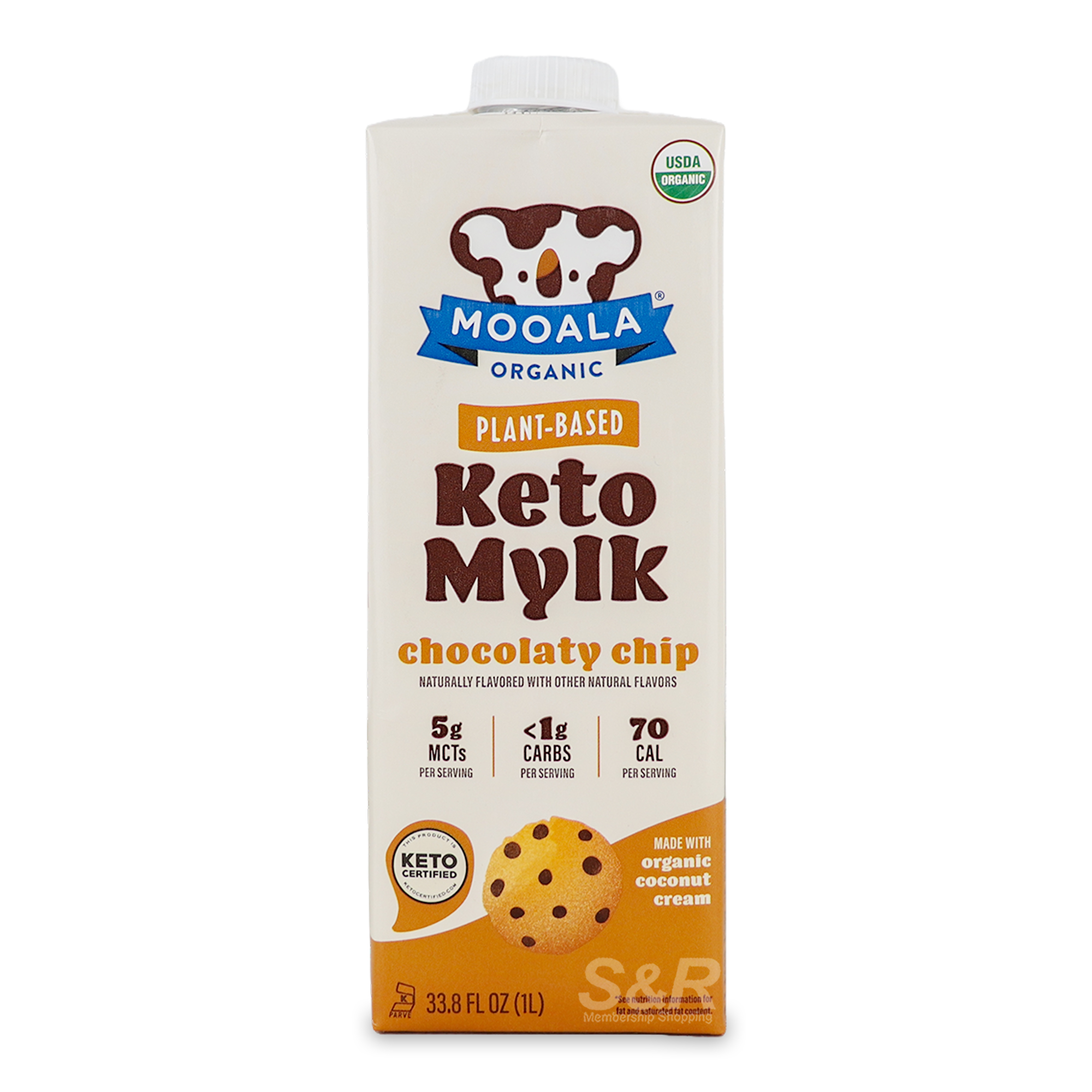 Mooala Organic Keto Milk Chocolate Chip 1L